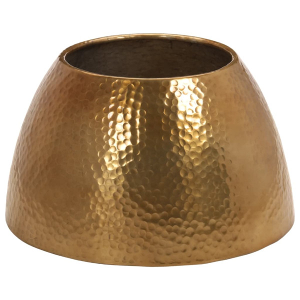 Mesa de centro em alumínio martelado Ø 50x30 cm bronze M 3