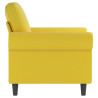 Poltrona 60 cm veludo amarelo 4