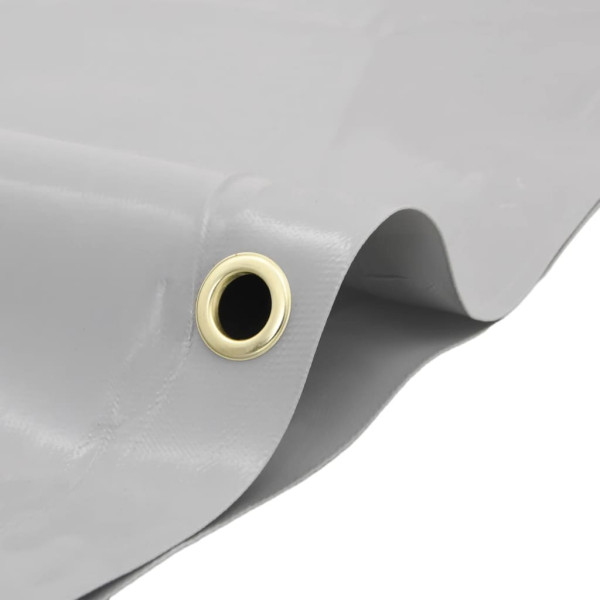 Lona 5x8 m 650 g/m² cinzento M 4