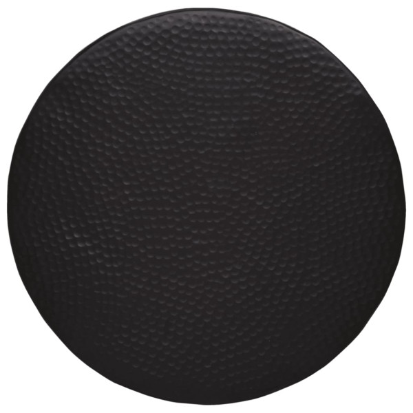Mesa de centro aluminio martillado latón negro Ø 50x30 cm M 4