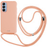 Carcasa COOL para Samsung A256 Galaxy A25 5G Cordón Liso Rosa 1