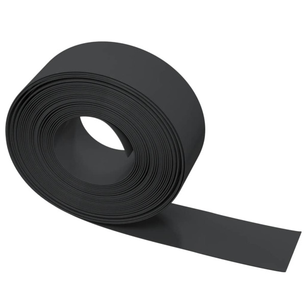 Borda de jardim 10 m 20 cm polietileno preto M 4