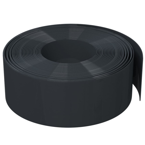 Bordas de jardim 2 pcs 10 m 20 cm polietileno preto M 4