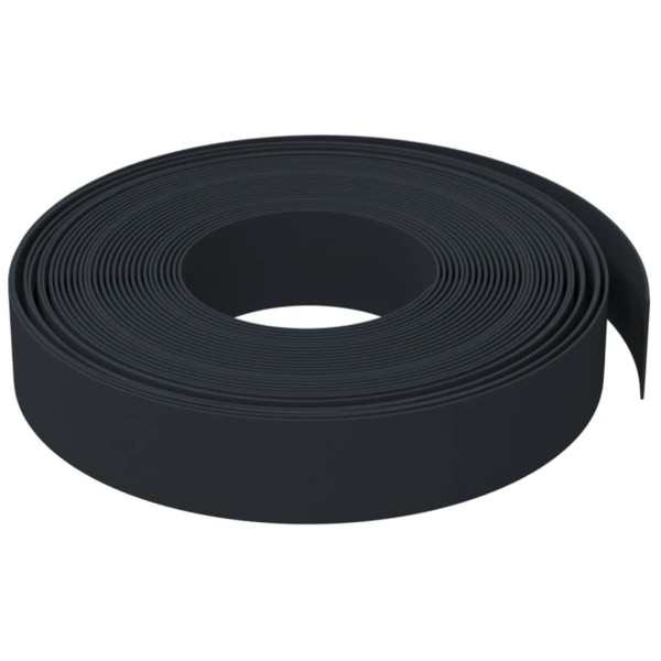 Bordas de jardim 3 pcs 10 m 10 cm polietileno preto M 4