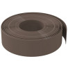 Bordas de jardim 2 pcs 10 m 15 cm polietileno castanho 4