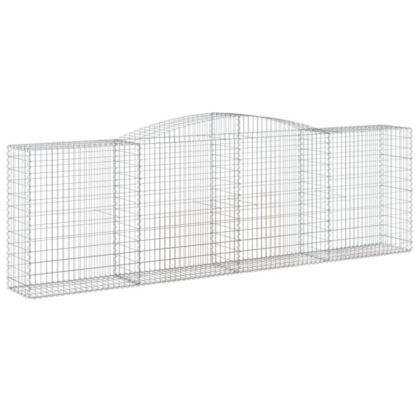 Cestos gabião arqueados 25 pcs 400x50x120/140 ferro galvanizado M 3