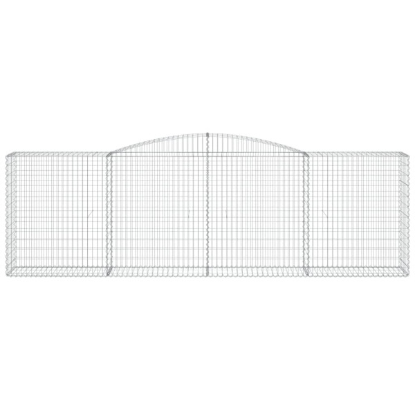 Cestos gabião arqueados 25 pcs 400x50x120/140 ferro galvanizado M 4