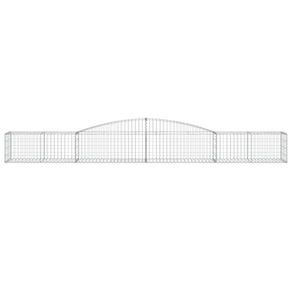 Cestos gabião arqueados 25pcs 400x50x40/60 cm ferro galvanizado M 4