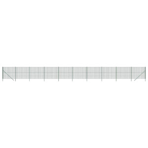 Cerca de alambre de acero galvanizado verde 1.6x25 m H