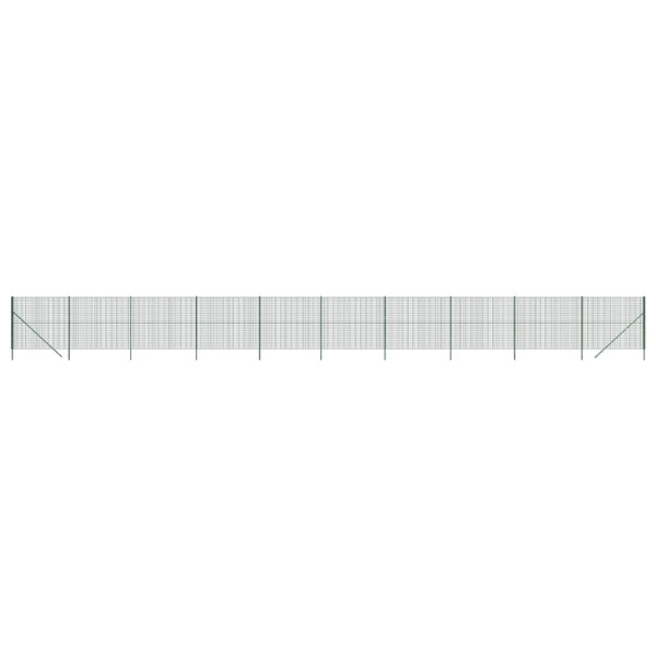 Cerca de alambre de acero galvanizado verde 1.6x25 m M 2