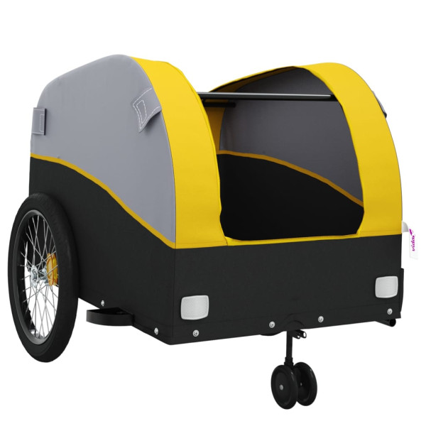 Remolque para bicicleta hierro negro y amarillo 45 kg M 5