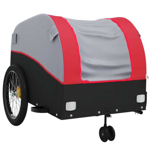 Remolque para bicicleta hierro negro y rojo 45 kg M 4