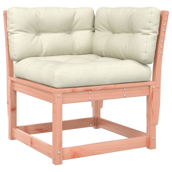 Juego de muebles jardín 7 pzas y cojines madera abeto Douglas M 3