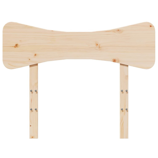 Cabecero de madera maciza de pino 100 cm M 4