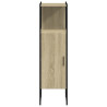Armario de baño madera ingeniería roble Sonoma 33x33x120.5 cm 5
