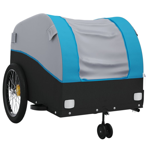 Remolque para bicicleta hierro negro y azul 45 kg M 4