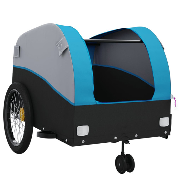 Remolque para bicicleta hierro negro y azul 45 kg M 5