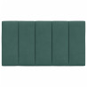 Cabecero de cama acolchado terciopelo verde oscuro 80 cm 5