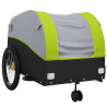 Remolque para bicicleta hierro negro y verde 45 kg 4