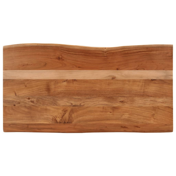 Mesa de centro madera maciza acacia 110x55x40 cm M 4