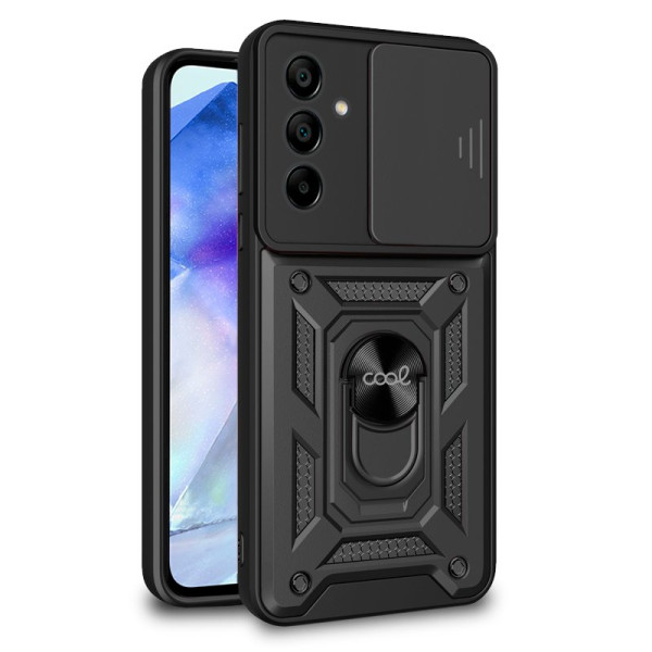 Carcasa COOL para Samsung A556 Galaxy A55 5G Hard Ring Negro D