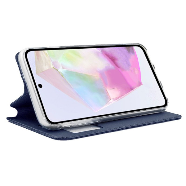 Funda COOL Flip Cover para Samsung A356 Galaxy A35 5G Liso Azul M 2