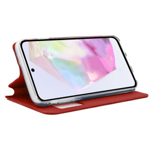 Funda COOL Flip Cover para Samsung A356 Galaxy A35 5G Liso Rojo H