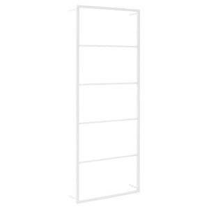 Toallero de acero blanco 45x10x115 cm H