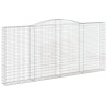 Cestos gabião arqueados 7pcs 400x30x180/200cm ferro galvanizado 3