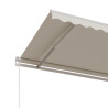 Toldo retrátil automático 400x350 cm creme 5