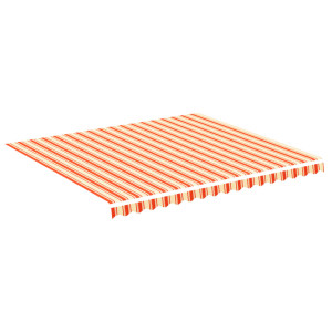 Tela de repuesto para toldo amarillo y naranja 4x3.5 m H