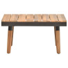 4 pcs conj. lounge jardim c/ almofadões madeira acácia maciça 4