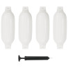 Para-choques para barco 4 pcs 41x11.5 cm PVC branco 1