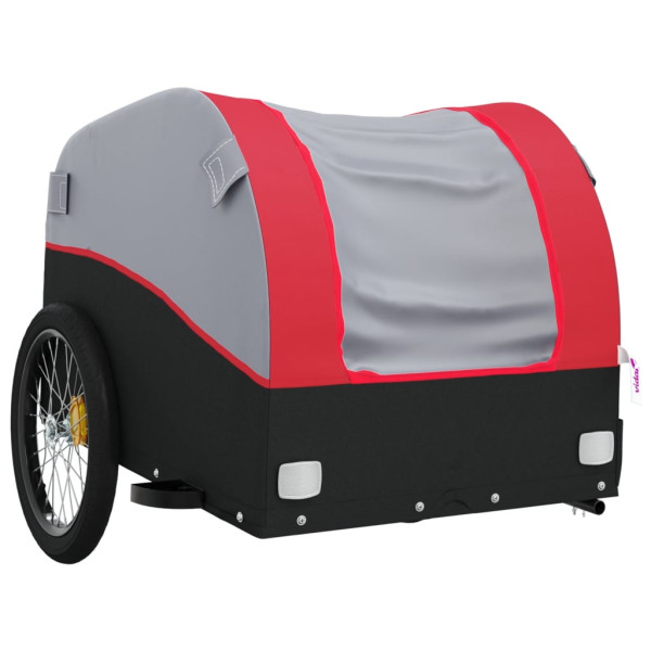 Remolque para bicicleta hierro negro y rojo 30 kg M 4