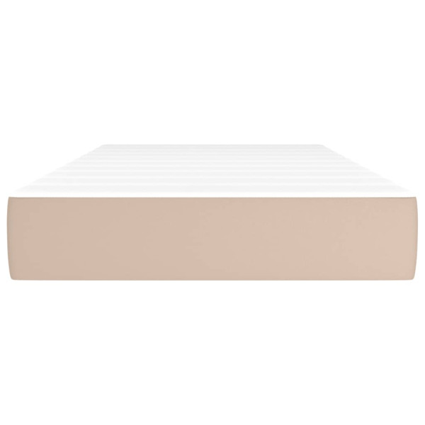 Colchón de muelles ensacados cuero sintético 120x190x20 cm M 3