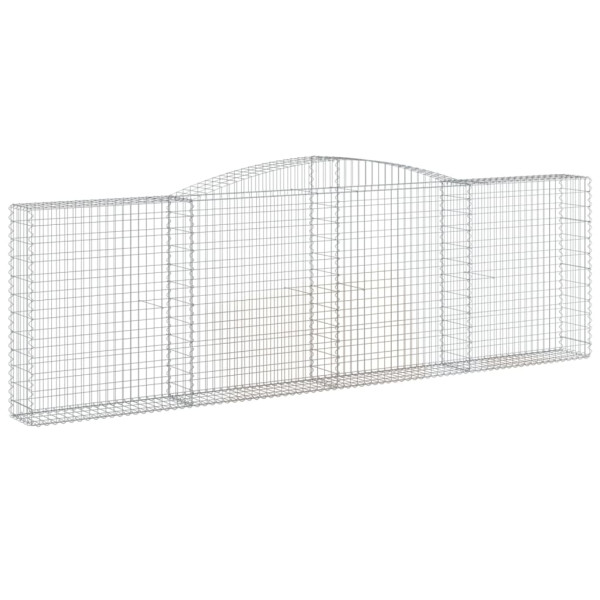Cestos gabião arqueados 20 pcs 400x30x120/140 ferro galvanizado M 3