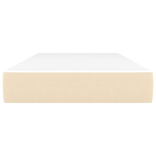 Colchão de molas ensacadas 120x190x20 cm tecido cor creme M 3