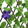 Enrejado valla expansible de hiedra artificial verde 180x70 cm 5