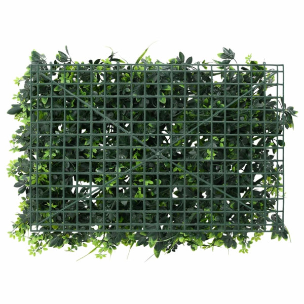   Valla de hojas artificiales 24 uds verde 40x60 cm M 4