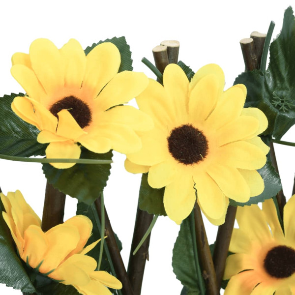  Treliça de hera artificial extensível 180x60 cm amarelo M 5