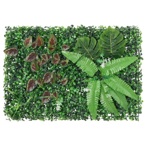   Vedação de plantas artificiais 6 pcs 40x60 cm verde M 2