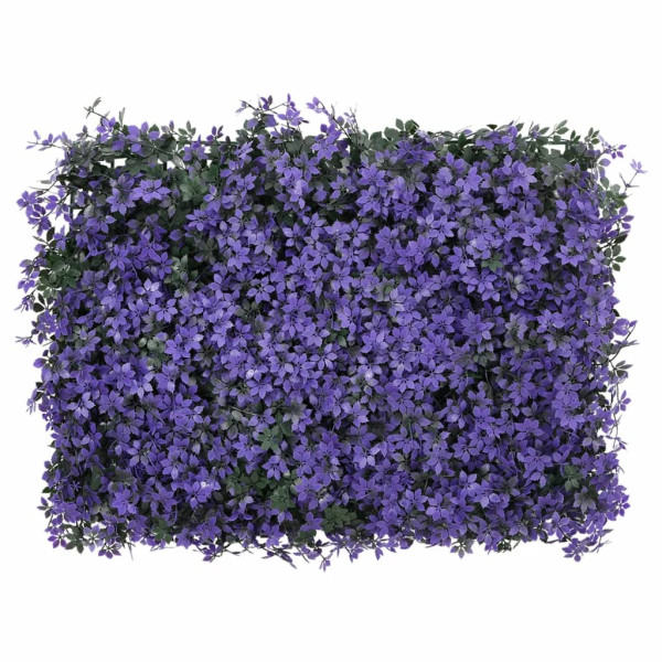   Vedação de folhas artificiais 24 pcs 40x60 cm roxo M 2