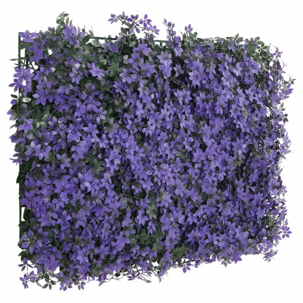   Vedação de folhas artificiais 24 pcs 40x60 cm roxo M 3
