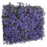   Valla de hojas artificiales 24 uds morado 40x60 cm 3