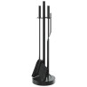 Set de herramientas para chimenea 5 piezas acero 18x66 cm 5