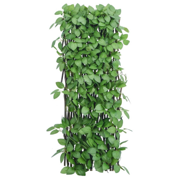  Treliça de hera artificial extensível 180x65 cm verde M 4