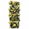 Enrejado expansible hiedra artificial amarillo 5 uds 180x60 cm 5