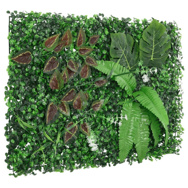   Vedação de plantas artificiais 24 pcs 40x60 cm verde M 3