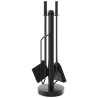 Set de herramientas para chimenea 5 piezas acero 18x56 cm 5