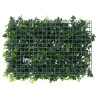   Valla de hojas artificiales 6 uds verde 40x60 cm 4